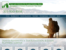 Tablet Screenshot of debtfreecolorado.com